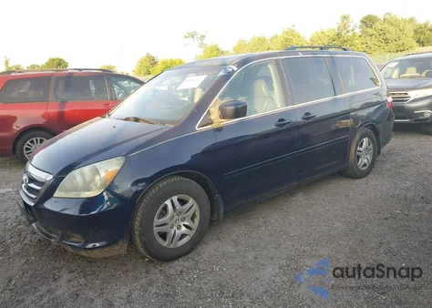 2006 Honda Odyssey Exl из США, поврежденный, VIN 5FNRL386X6B058099
